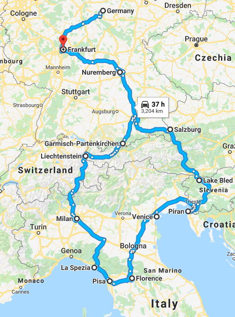 Going on an epic road trip with a one-year-old. Was it a bad idea?  Europe summer 2018