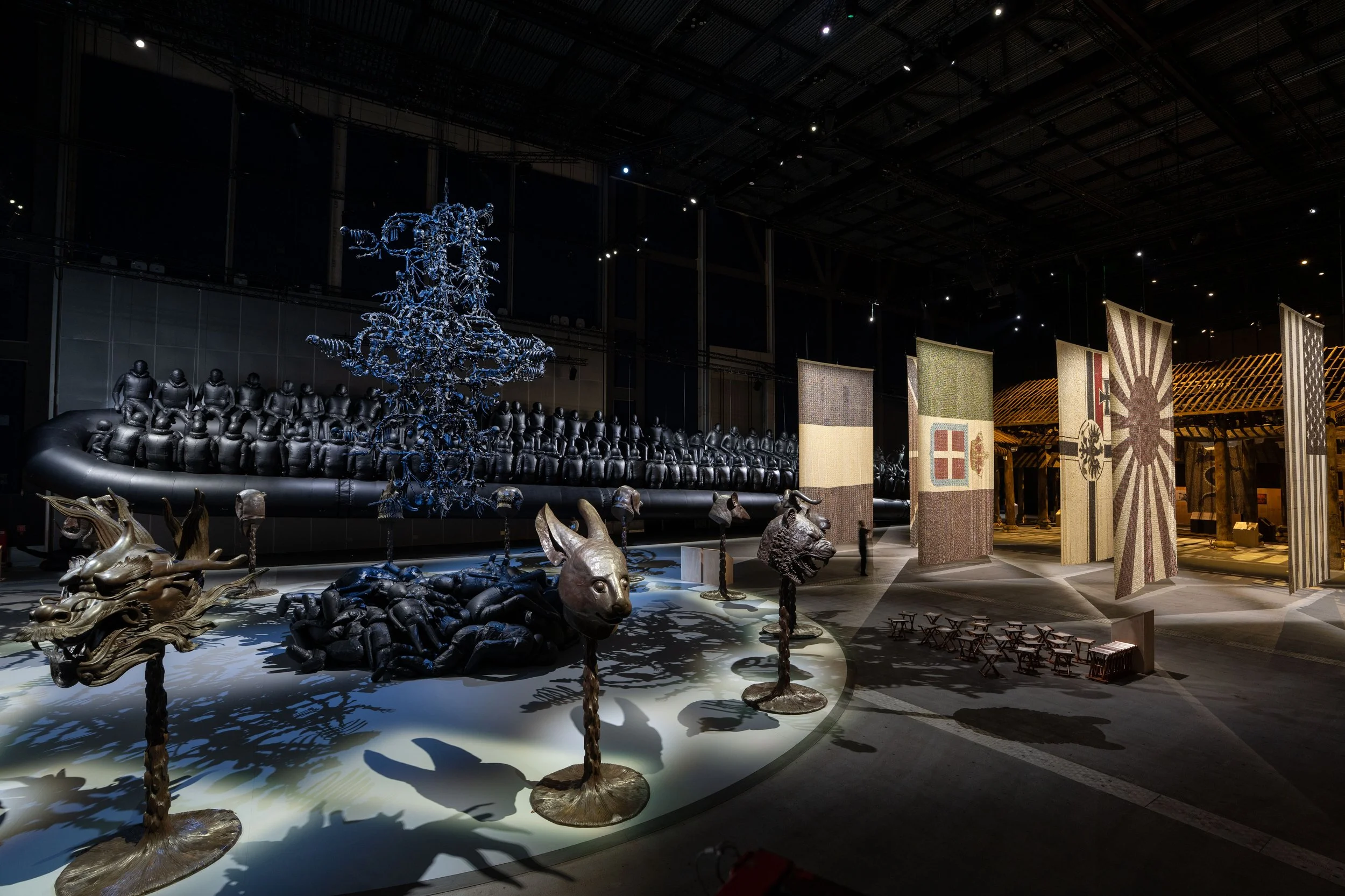 Installation view of Ai Weiwei Button Up at Aviva Studios. Photo credit Hugo Glendinning (4).jpg