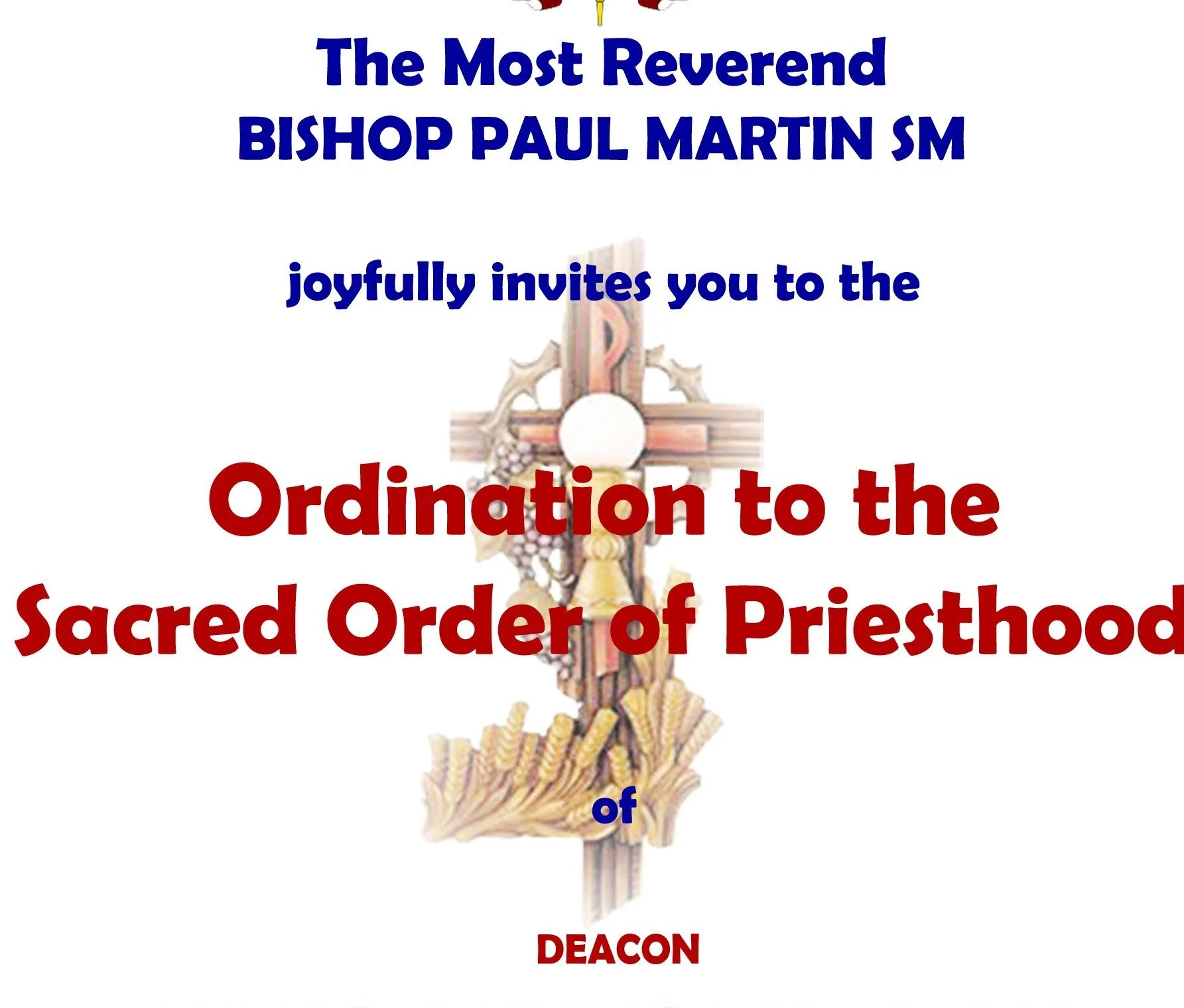 TANG ANTHONY PHAN - Ordination to the Sacred Priesthood