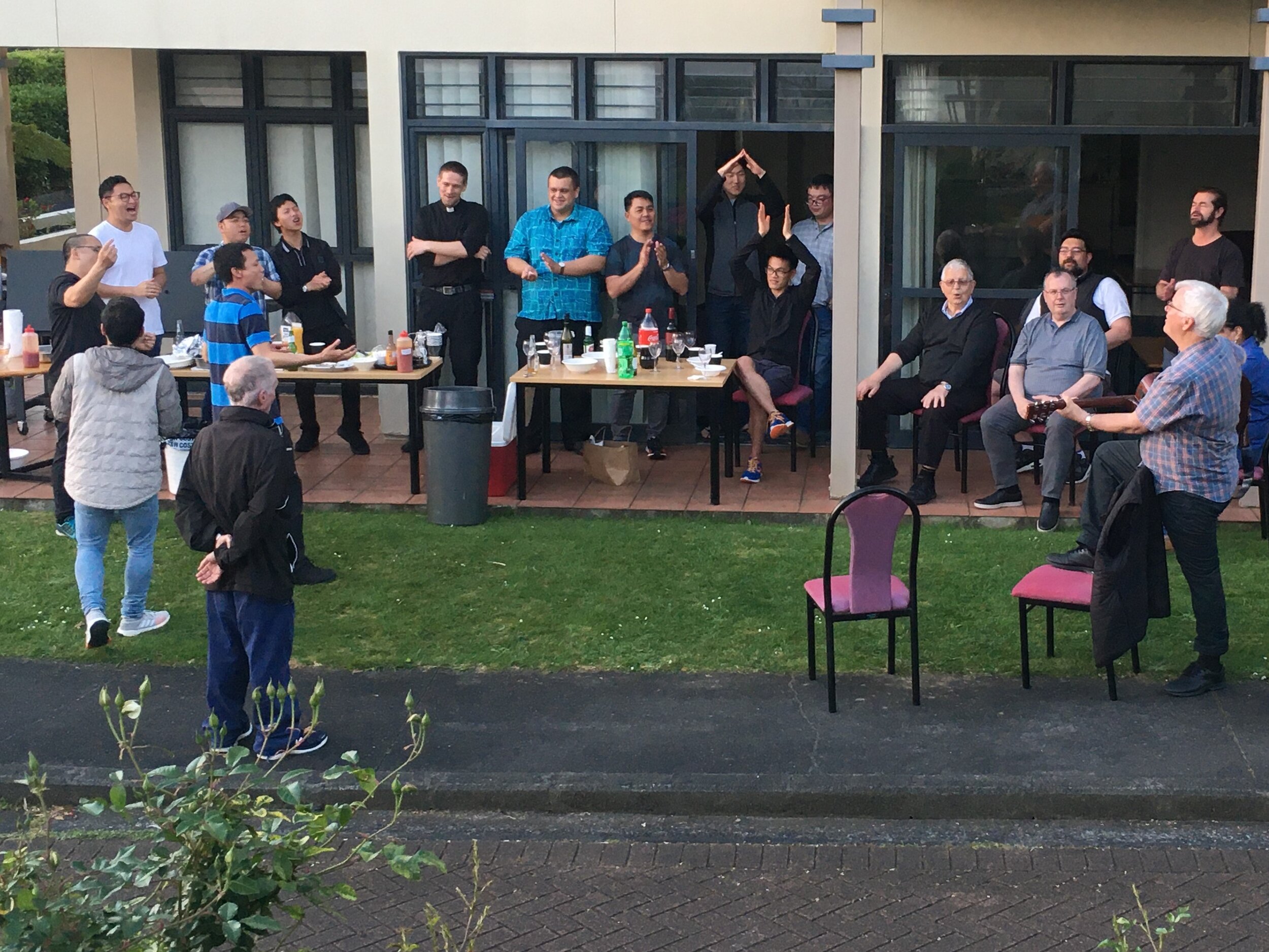 End of year BBQ with Marist community 