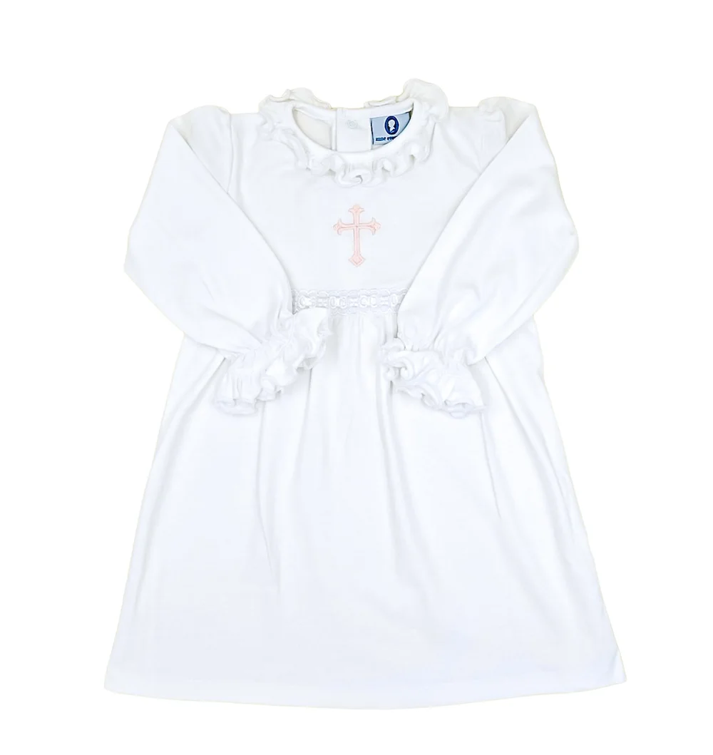 white christmas dresses Baby Girl Baptism Dress Toddler First Communion Dresses Birthday Dress, White / 9-10 Years (150cm) main image 1