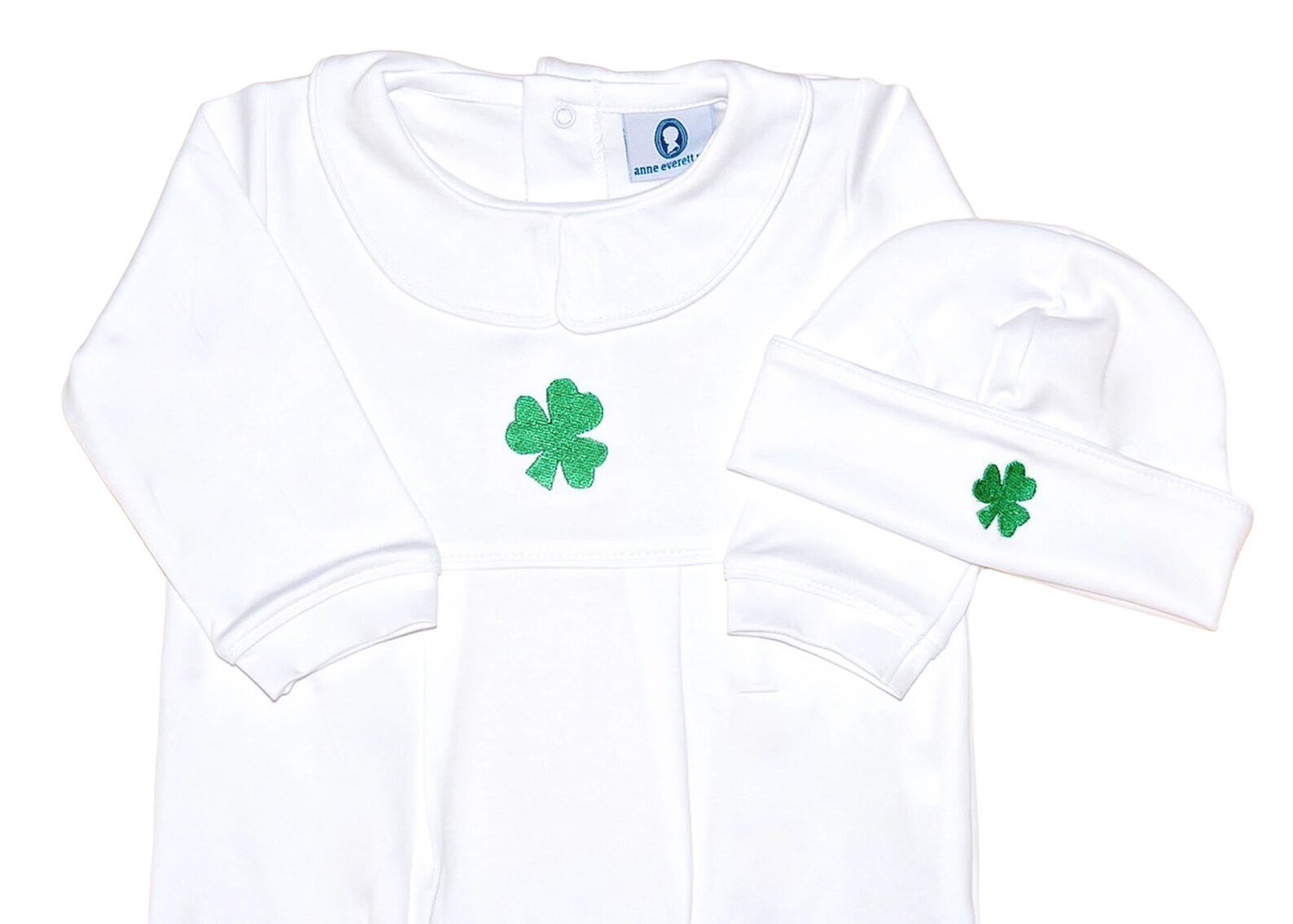 St. Patrick's Day Shamrock Baby Romper