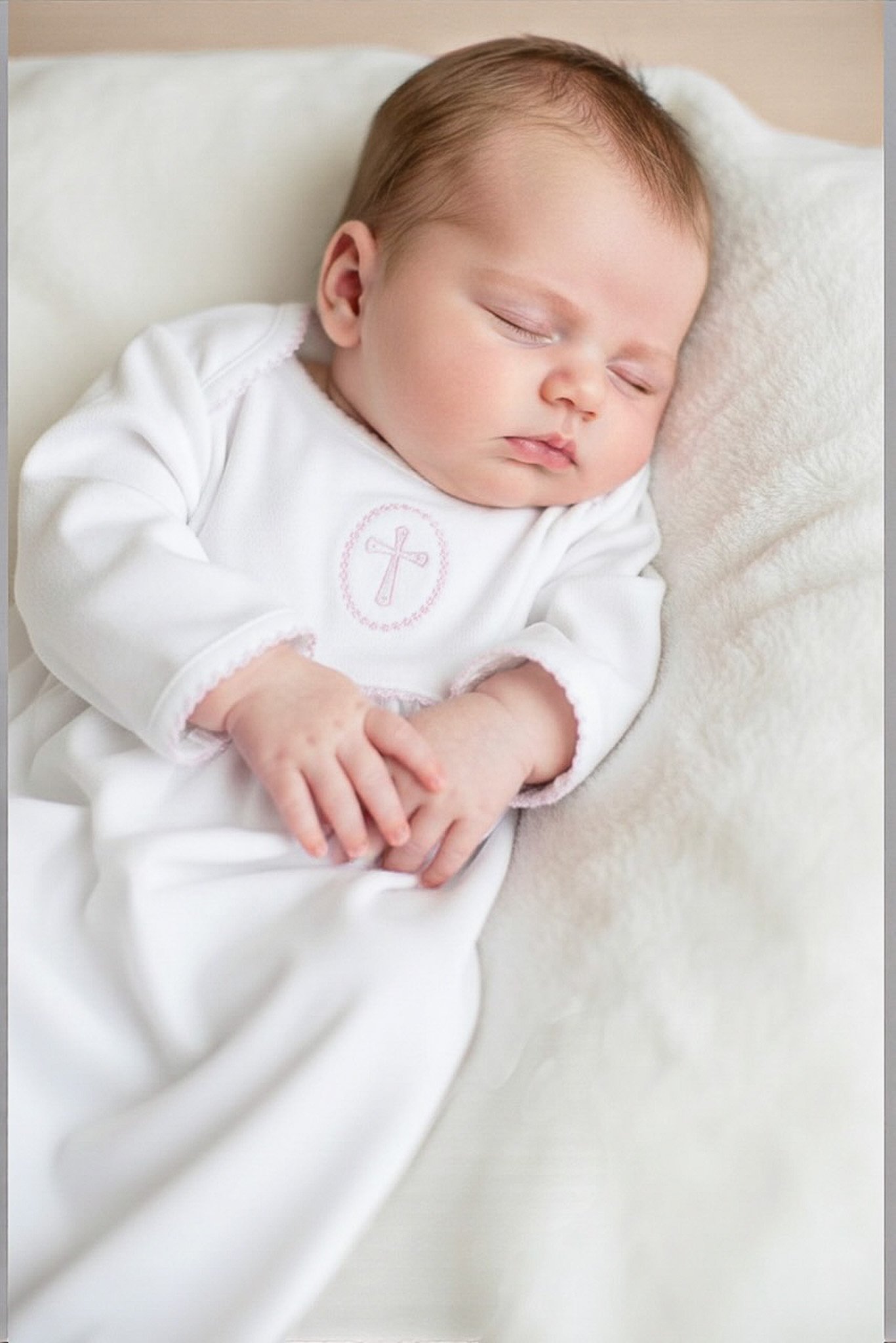 Baptism Pima Cotton Yoke Gown - 9 color Options