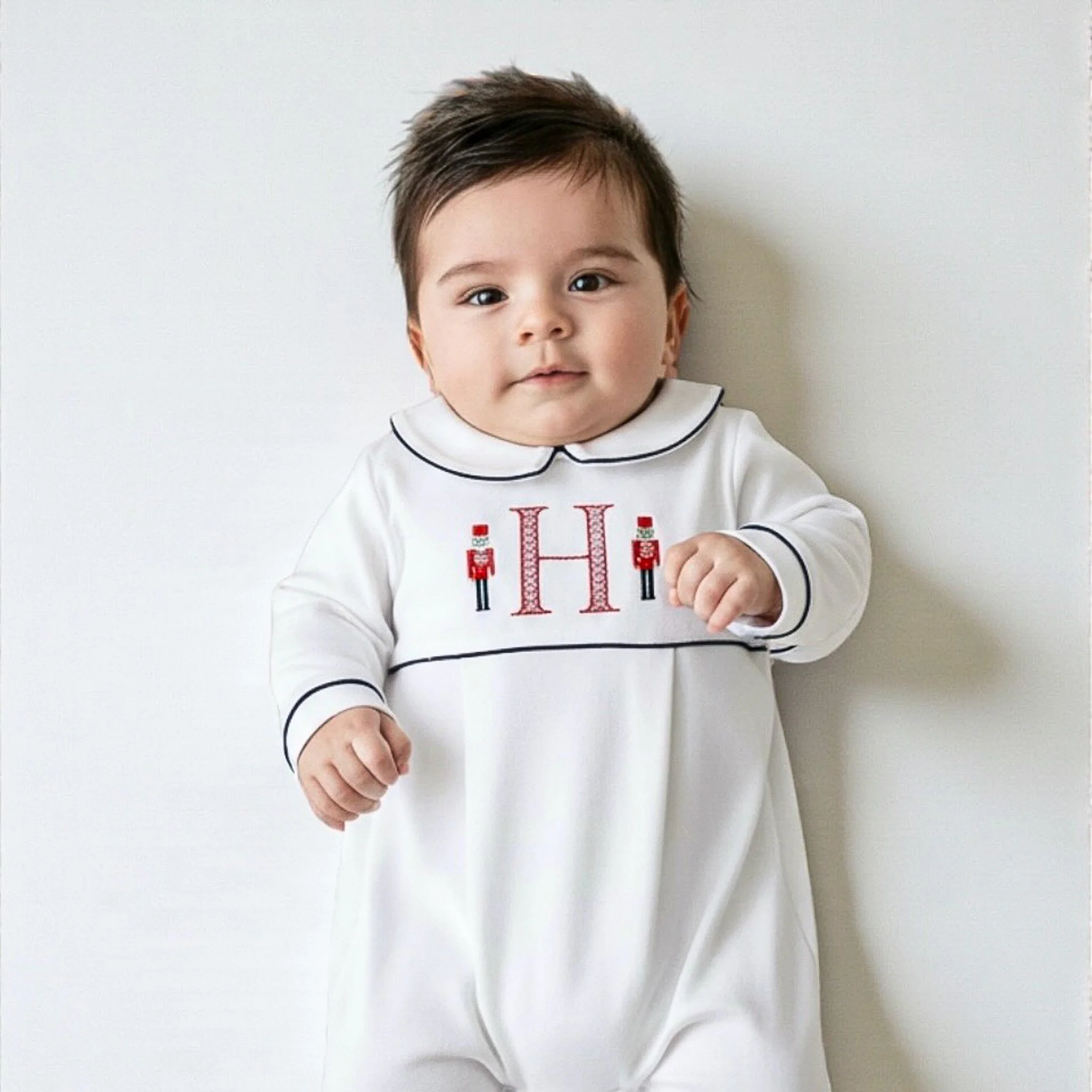 Nutcracker Boys Pima Romper