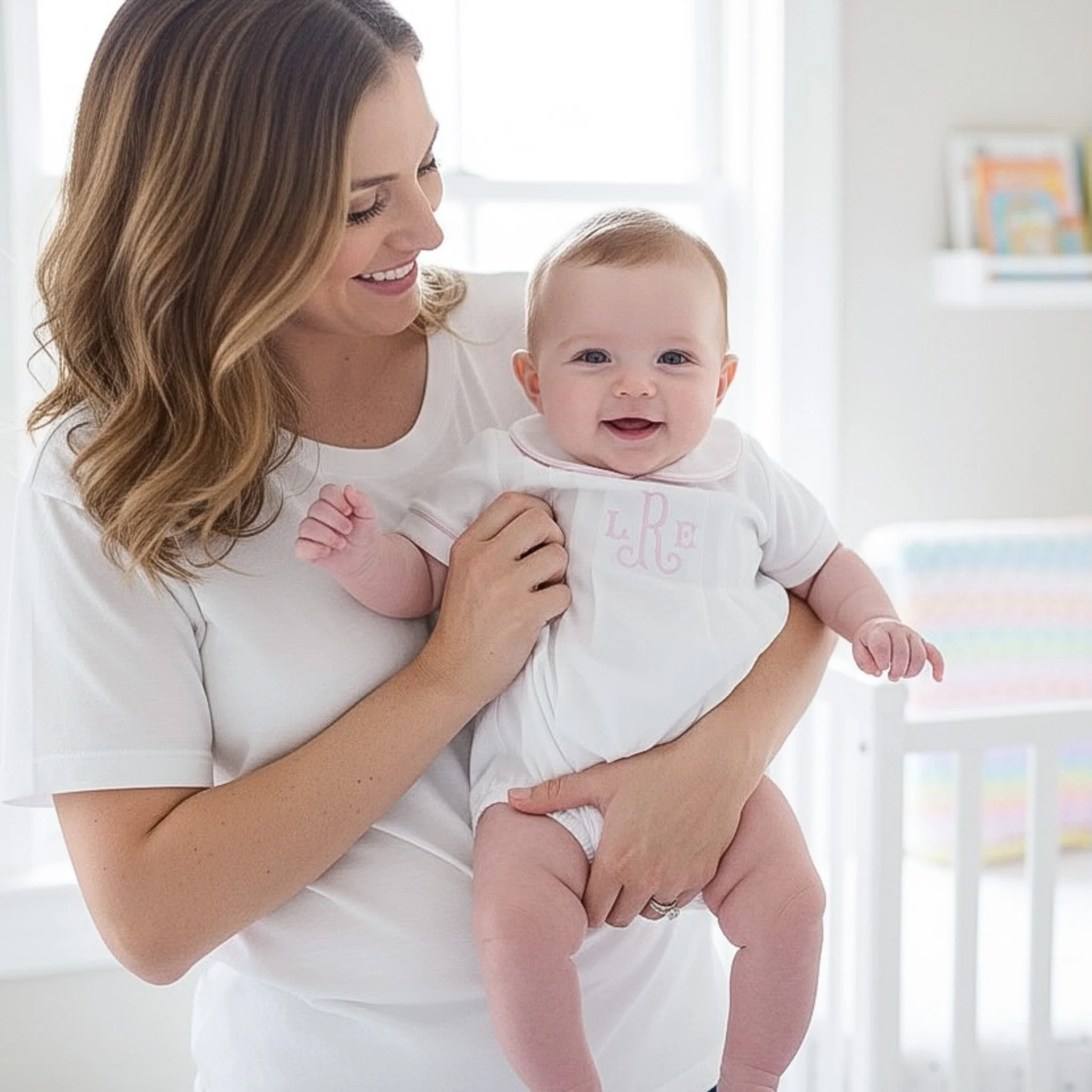 Pleated Pima Cotton Girl Bubble