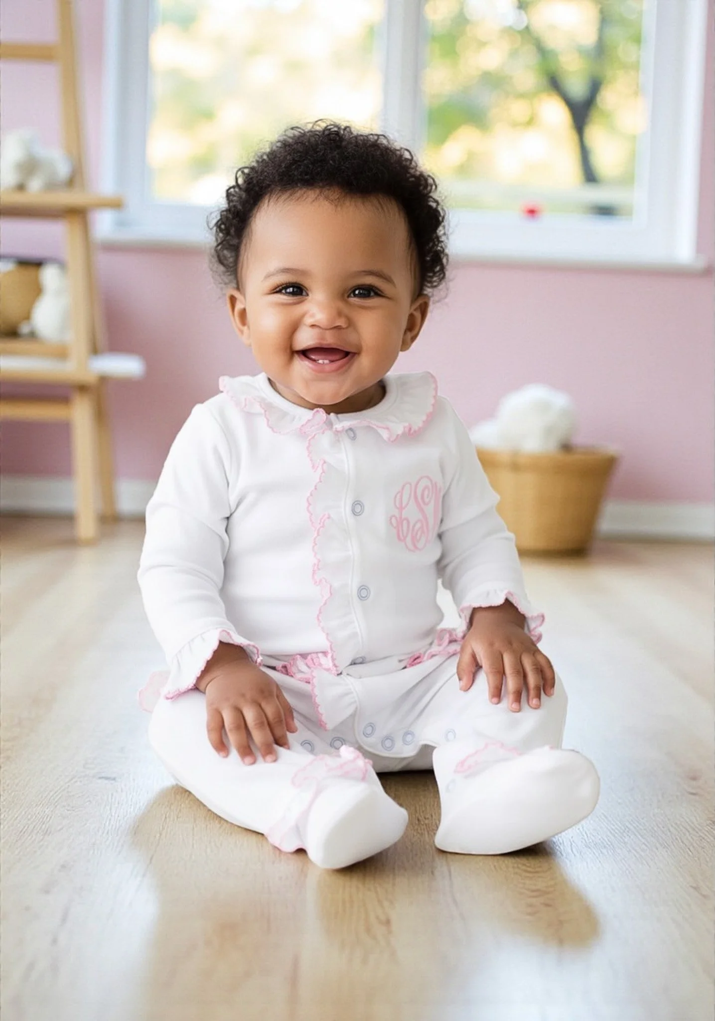 Isla Pima Cotton Footie- 3 Color Options