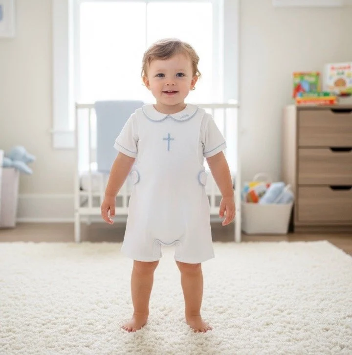 Pima Cotton Baptism Suit