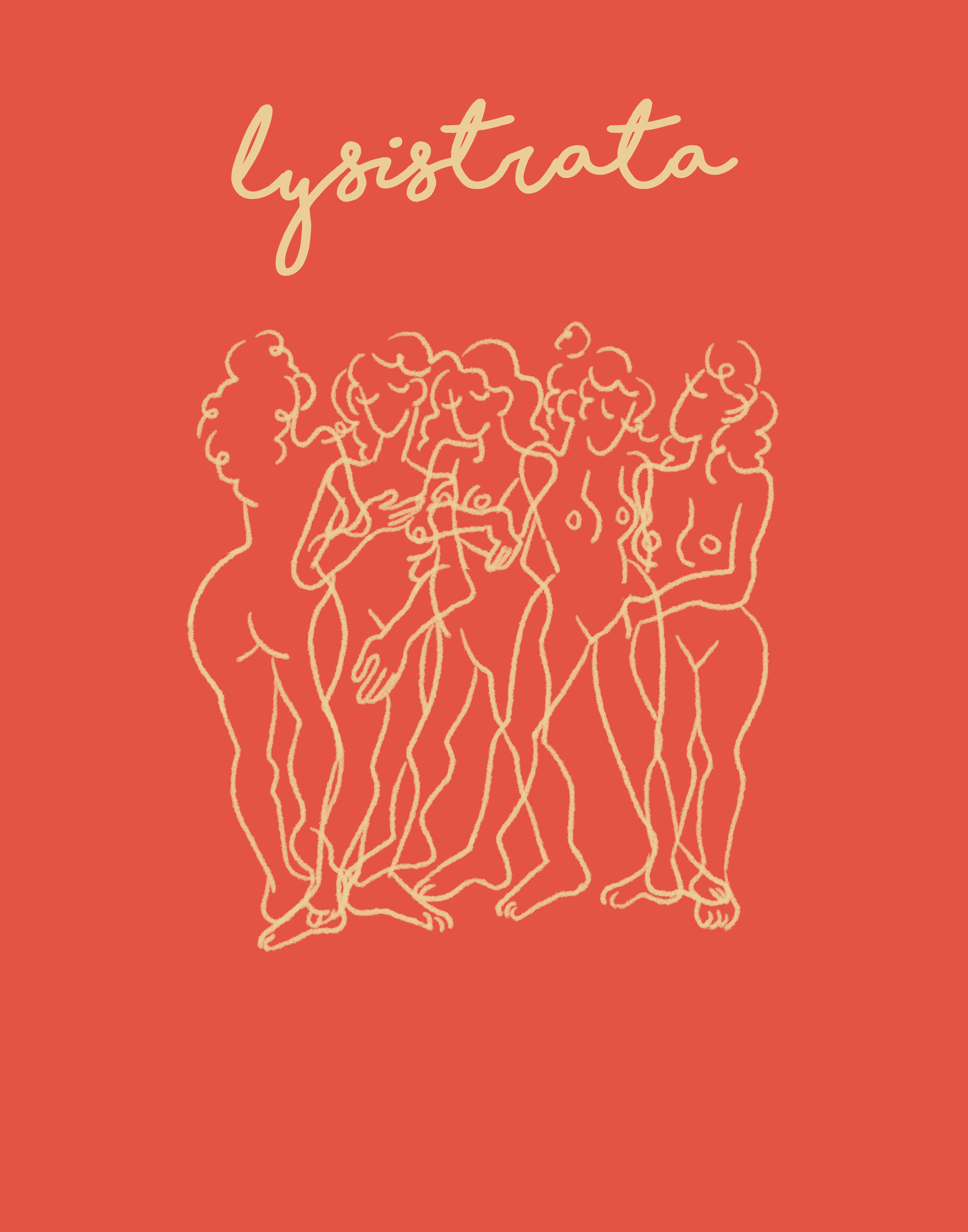  Poster for  Lysistrata , a play about women going on a sex strike to prevent their husbands from continuing the Peloponnesian War.&nbsp; 
