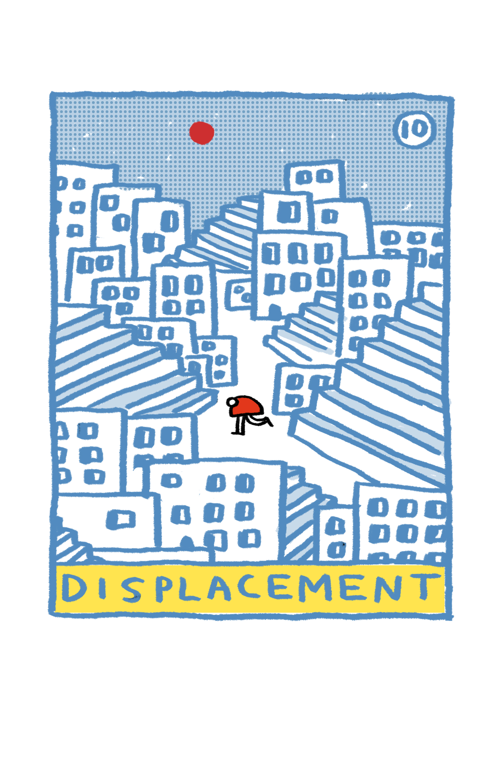  Cover design for the tenth issue of  Displacement  