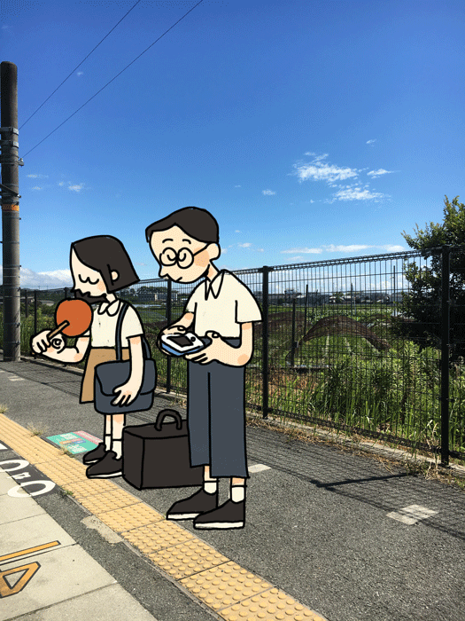From my trip to Japan. This is on the outskirts of Kyoto. photoshop (2017)