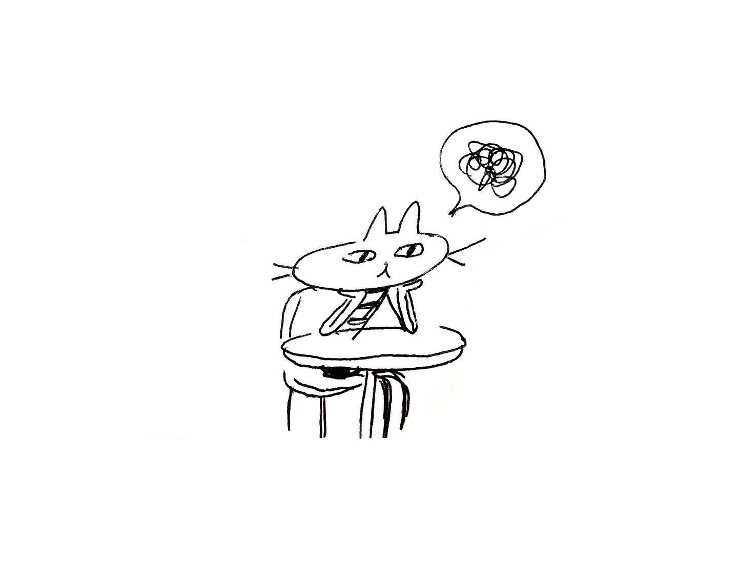 doodles of cat