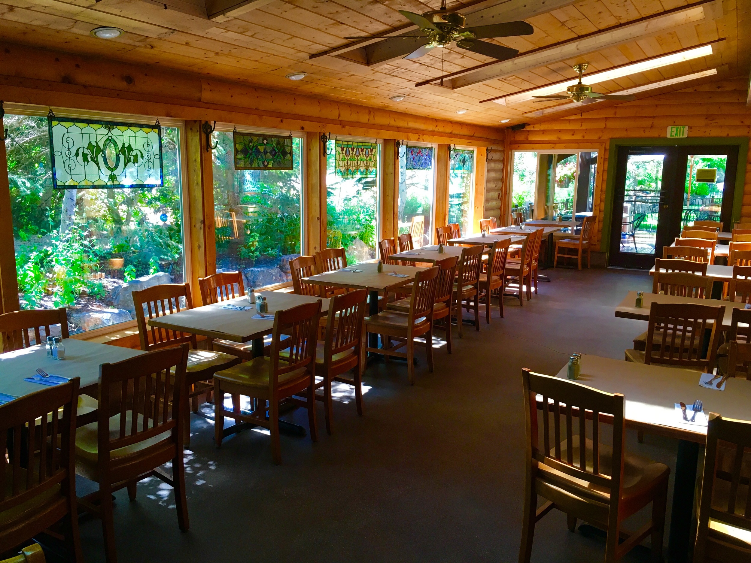 The dining room