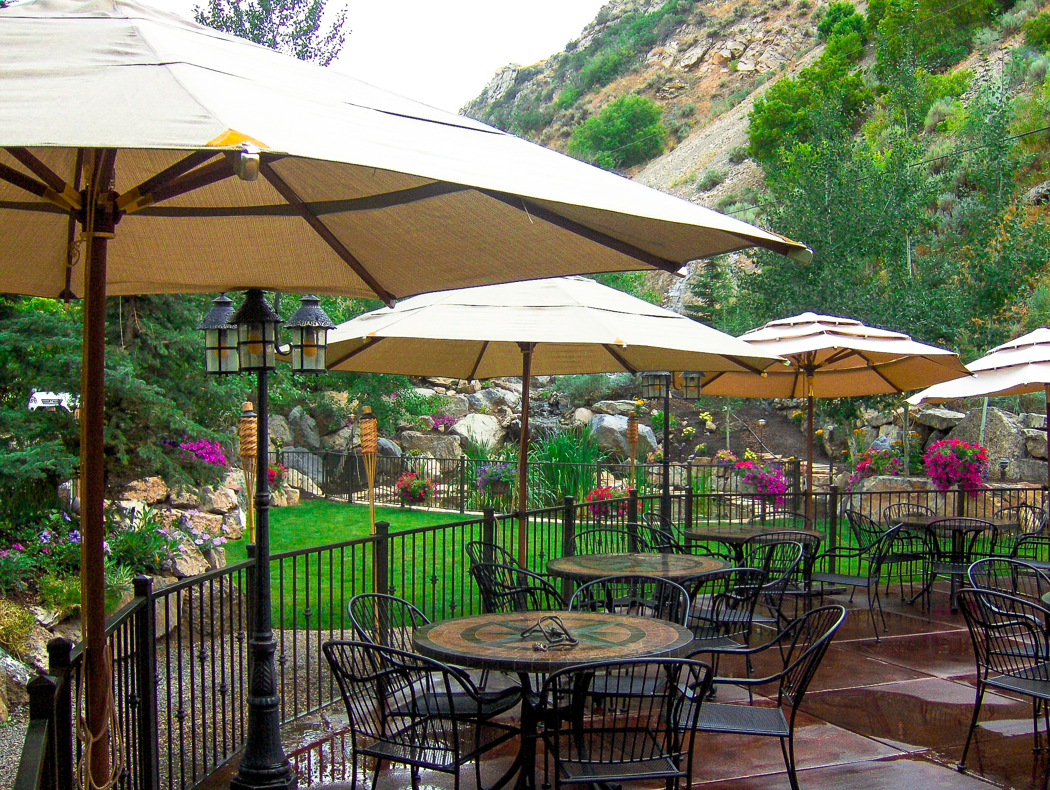 View from the Patio Seating Area