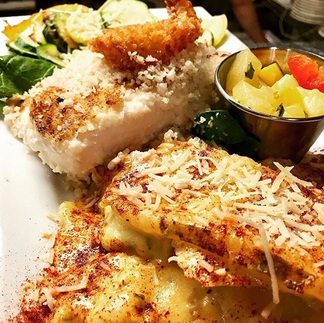 Valentine’s Day Dinner Specials!!!
A). Coconut Macadamia Encrusted Halibut
B). Horseradish Encrusted Prime Rib
C). Seafood Pasta w/ Crab, Shrimp, and Halibut