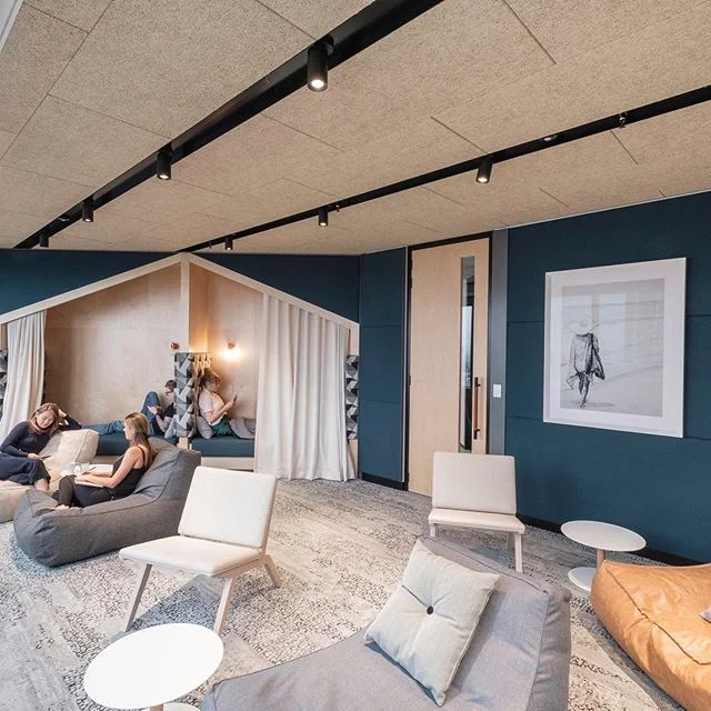 ‘Shore Path’ sitting pretty as the feature piece in the Wellness room at the new @uber_australia offices in Sydney. Thanks @marthacgray and @sirendesign! 
This print and other beach scenes available online. 🤘🏼