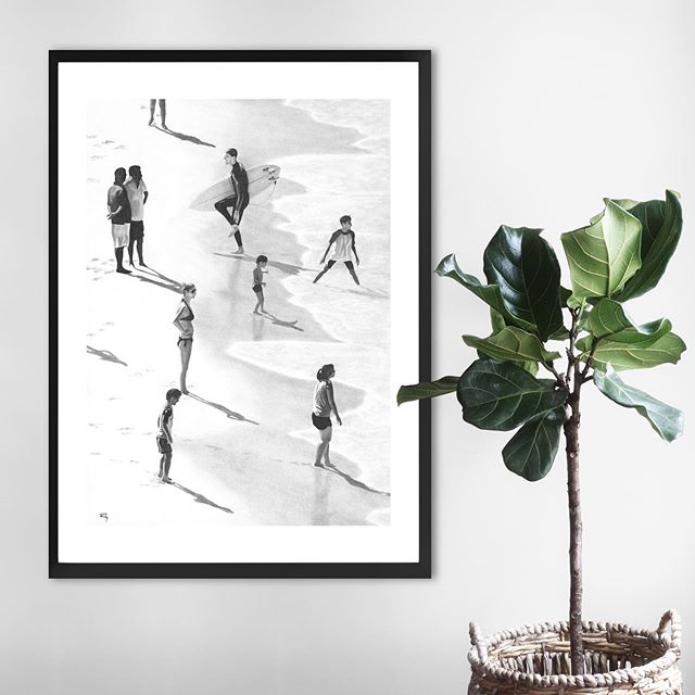 Shore Shadows. 
Showcase your love of coastal life with this print of an original hand drawn charcoal sketch. One of 10 pieces in the 2018 Beach Collection. Shop now for Xmas!