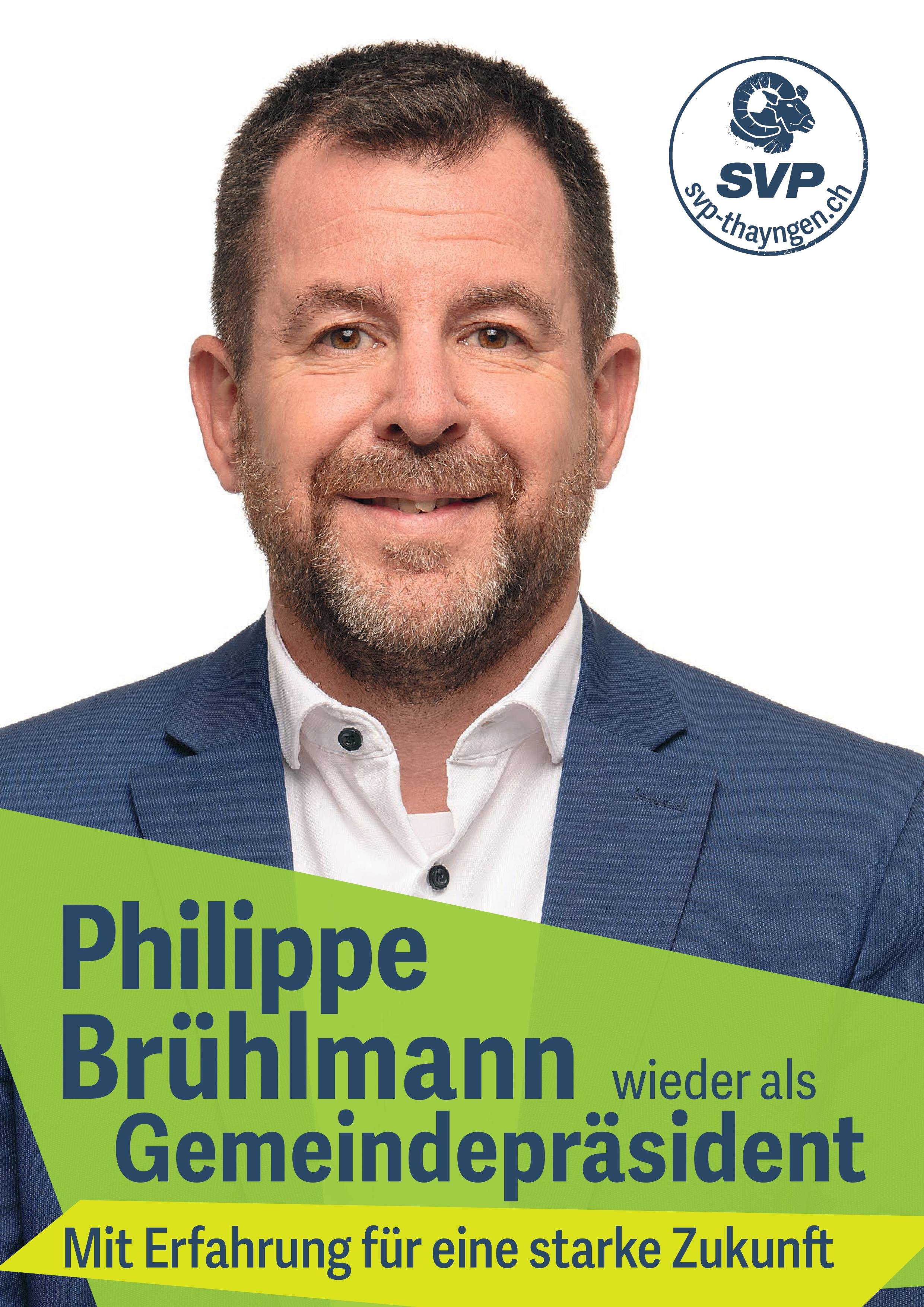 Philippe Brühlmann wieder als Gemeindepräsident 