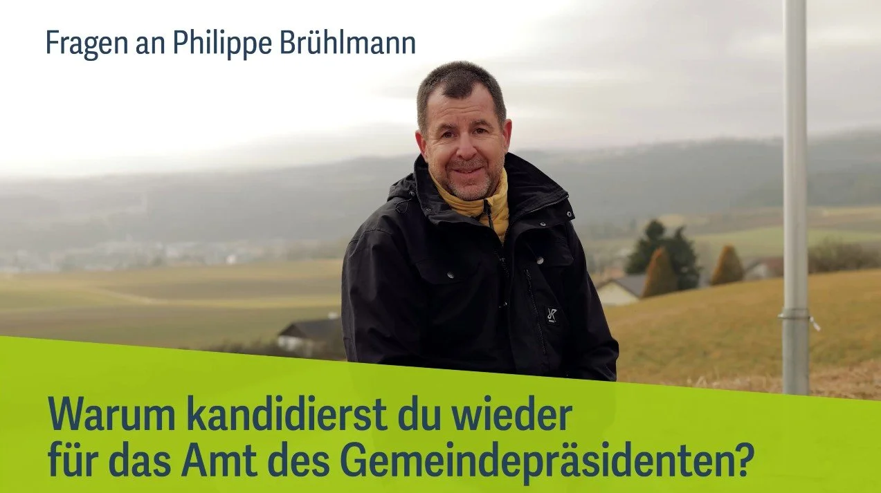 Warum Philippe Brühlmann wieder als Gemeindepräsident kandidiert