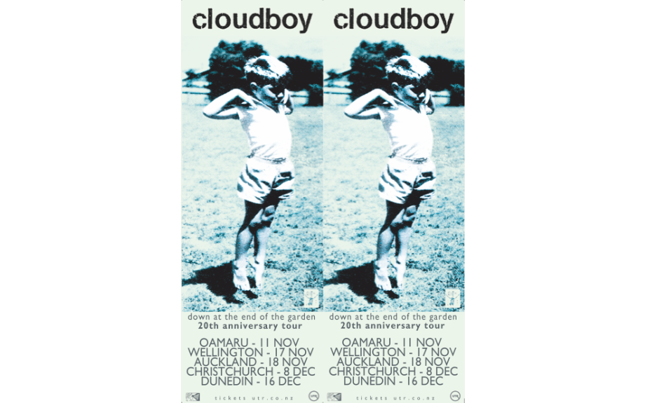 Cloudboy announce Down at the End of the Garden 20th anniversary Aotearoa tour!