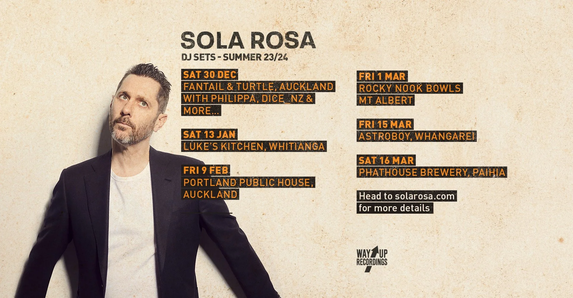 SOLA ROSA SUMMER GIG DATES
