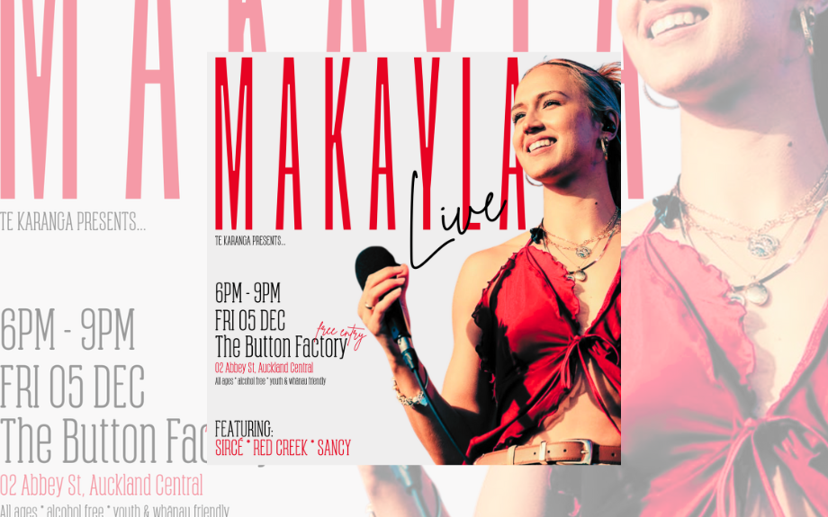 Te Karanga Trust Welcomes Rising Artist Makayla for Sony Music Group’s “Season of Giving” Community Event