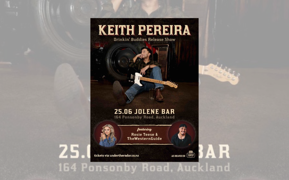 RISING COUNTRY TALENT,&nbsp;KEITH PEREIRA, RELEASES “DRINKIN’ BUDDIES” AND ANNOUNCES SHOW AT JOLENE BAR WITH ROSIE TEESE AND THE WESTERN GUIDE