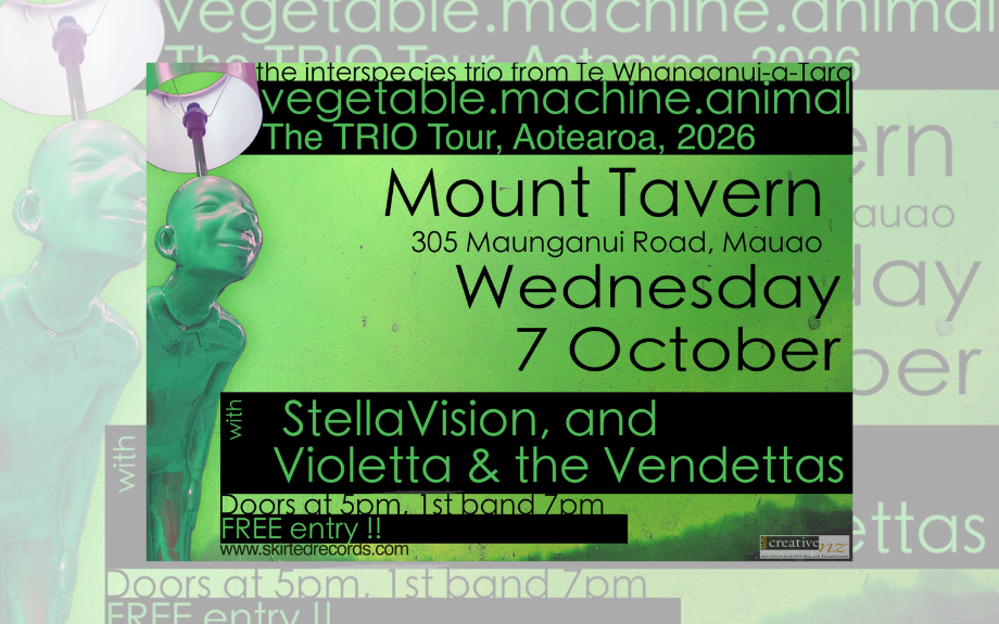 vegetable.machine.animal album release tour – Mauao/Mount show&nbsp;