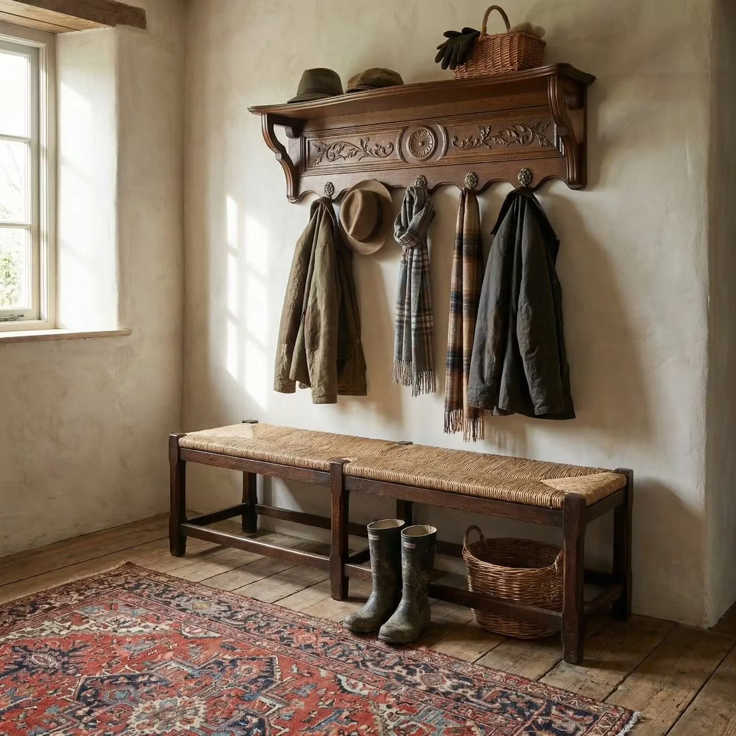 Very nice old coat rack in very good condition