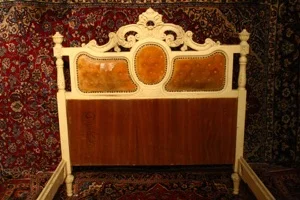 Renaissance Antiques Dublin Ireland  OLD WHITE BED