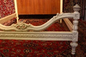 Renaissance Antiques Dublin Ireland  OLD WHITE BED