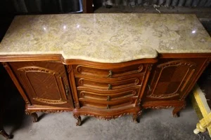 Renaissance Antiques Dublin Ireland NICE CARVED WOOD SIDEBOARD