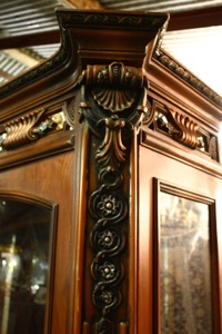 Renaissance Antiques Dublin Ireland FABOULOUS 1970'S DISPLAY CABINET