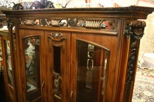 Renaissance Antiques Dublin Ireland FABOULOUS 1970'S DISPLAY CABINET