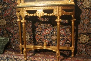 Renaissance Antiques Dublin Ireland HAND CARVED GILT CONSOLE