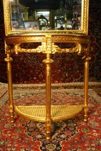 Renaissance Antiques Dublin Ireland HAND CARVED GILT CONSOLE