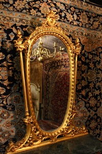 Renaissance Antiques Dublin Ireland NICELY FINISHED CONSOLE WITH MIRROR