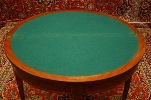 Renaissance Antiques Dublin Ireland V shaped CARD TABLE