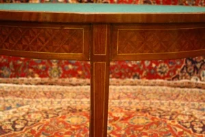 Renaissance Antiques Dublin Ireland V shaped CARD TABLE