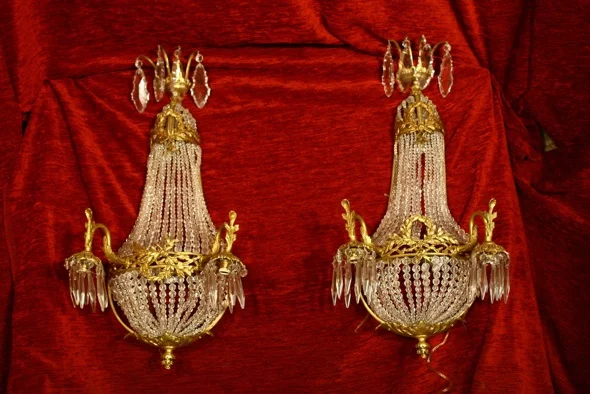 Renaissance Antique Dublin Ireland Large nice quality wall lights