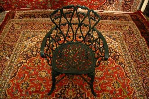 Renaissance Antique Dublin Ireland Cast Iron Chair