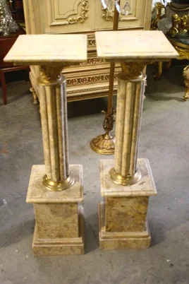 Renaissance Antique Dublin Ireland Renaissance Antique Dublin Ireland Green marble pillar