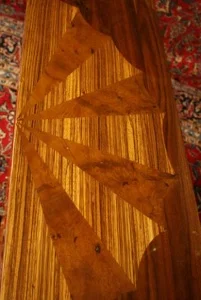 Renaissance Antiques Dublin Ireland V shaped art deco style table 