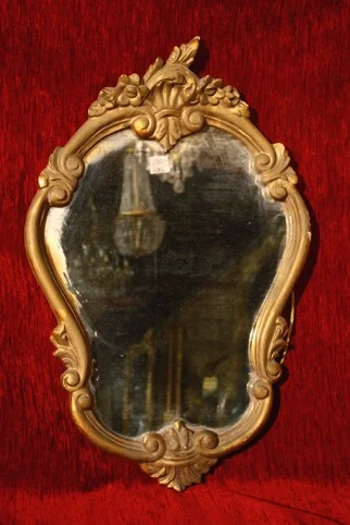 Old Wood framed mirror 