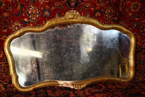 Old gilt framed mirror probably 1930’s  