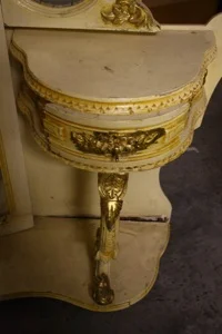 Renaissance Antiques Dublin Ireland Old painted white dressing table
