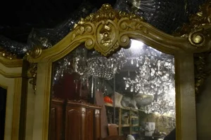 Renaissance Antiques Dublin Ireland Old painted white dressing table