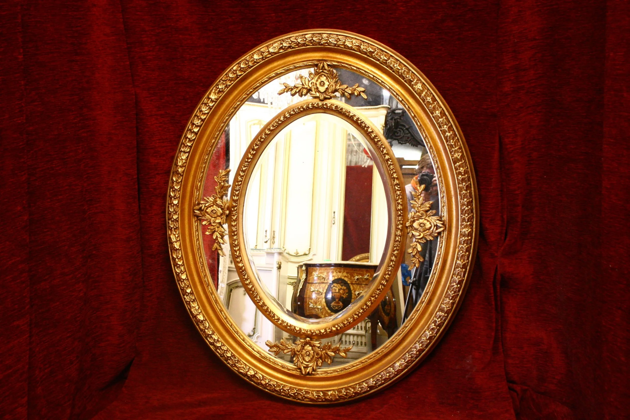 Medium  to large double framed mirror 