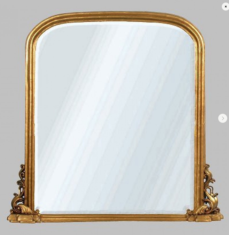 Antique Style Mirrors In Dublin Ireland, Victorian Overmantle Mirror Ireland