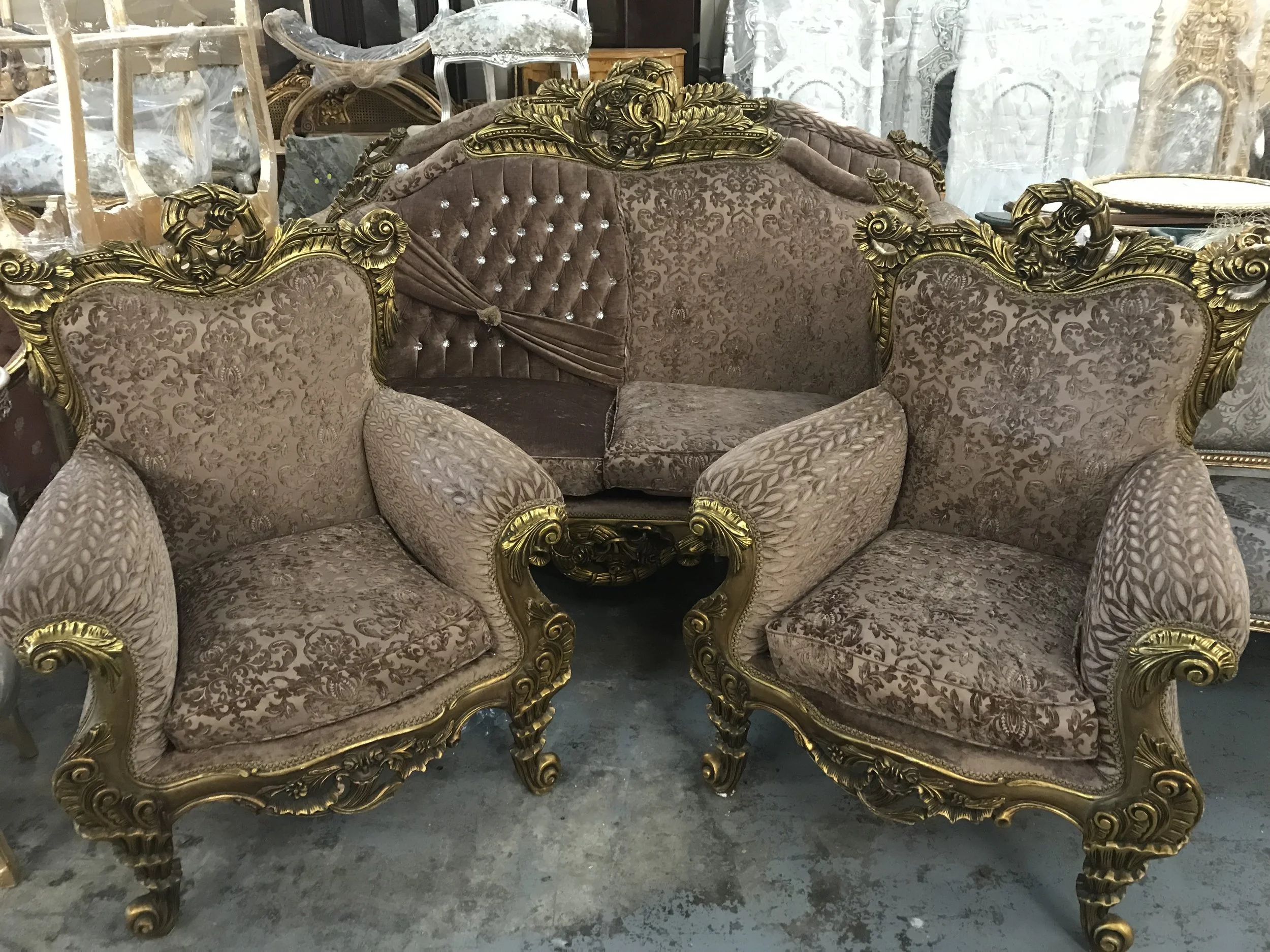 salon furniture Renaissance Antique Furniture and Lighting Warehouse Dublin Ireland
