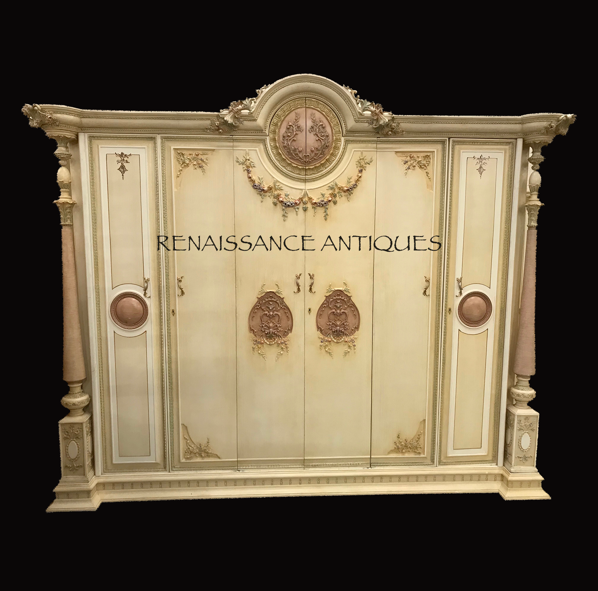 French Antique Style bedroom wardrobe